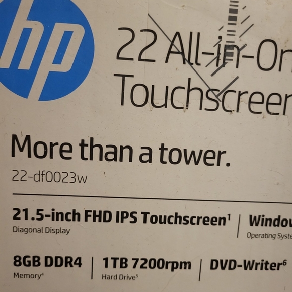 HP 22 All In One PC. - Picture 3 of 5